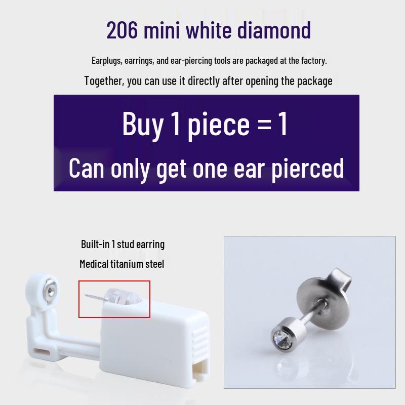 

Second Gen Painless Disposable Ear Piercing Tool for Students and Internet Celebrities Second Generation Bagged with Sterilization Cotton