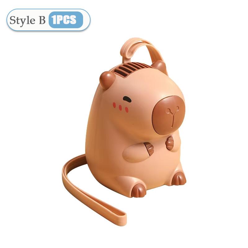 Create Cute Desktop Indoor Small Fan Hot Selling Cartoon New Practical Usb Rechargeable Handheld Fan Cool Office Gift Fan