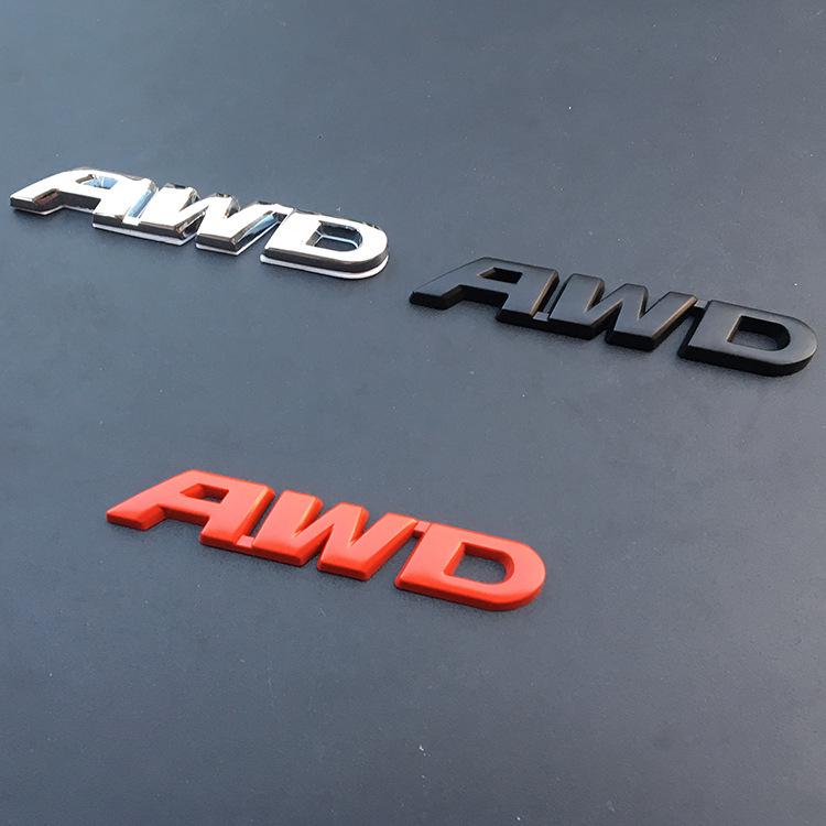 Dongfeng AWD Car Logo CRV Geshitu V6 Sticker Set: Body, Tail, and High-Configuration Displacement Badges