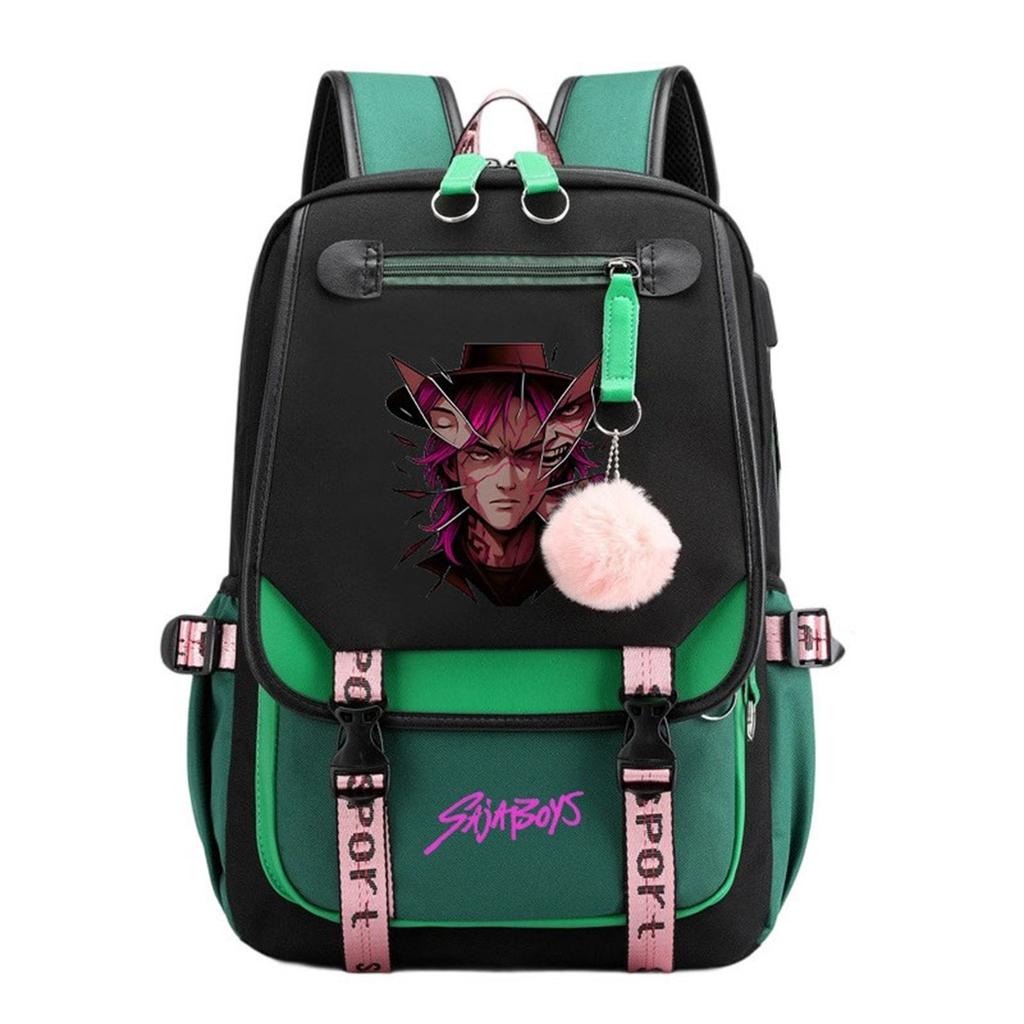 Backpack, Back To School, Cartoon Cute Travel Backpack Print Peripheral Double-shoulder Backpack For Teenagers, Students, Boys And Girls