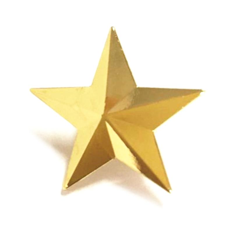 

Five-Pointed Star Lapel Pin Collar Corner Women Mens Pentagram Brooch Badge Clips for Shirt Dresses Backpack Ornament 1