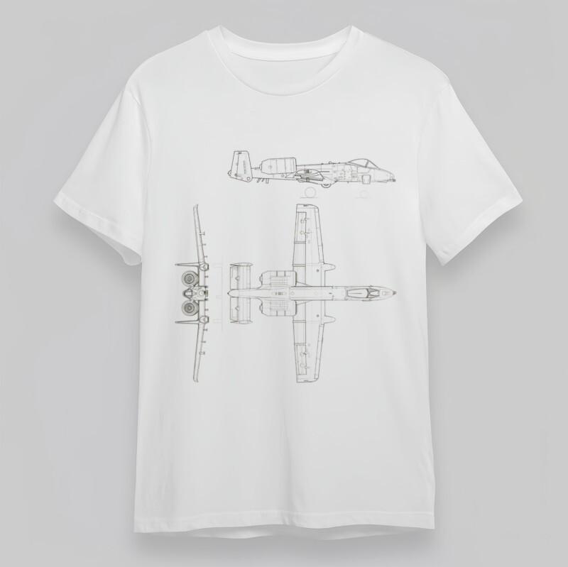 

Women s Trend Oversize T-Shirt Multi-Angle Military Aircraft Blueprint Tee L