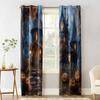 Halloween Castle Pumpkin Retro House Blackout Curtains For Living Room Bedroom Window Treatment Blinds Drapes