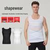 Men's Tummy Control Shaping Vest - Breathable Mesh Bodysuit with Bust and Tummy Support.