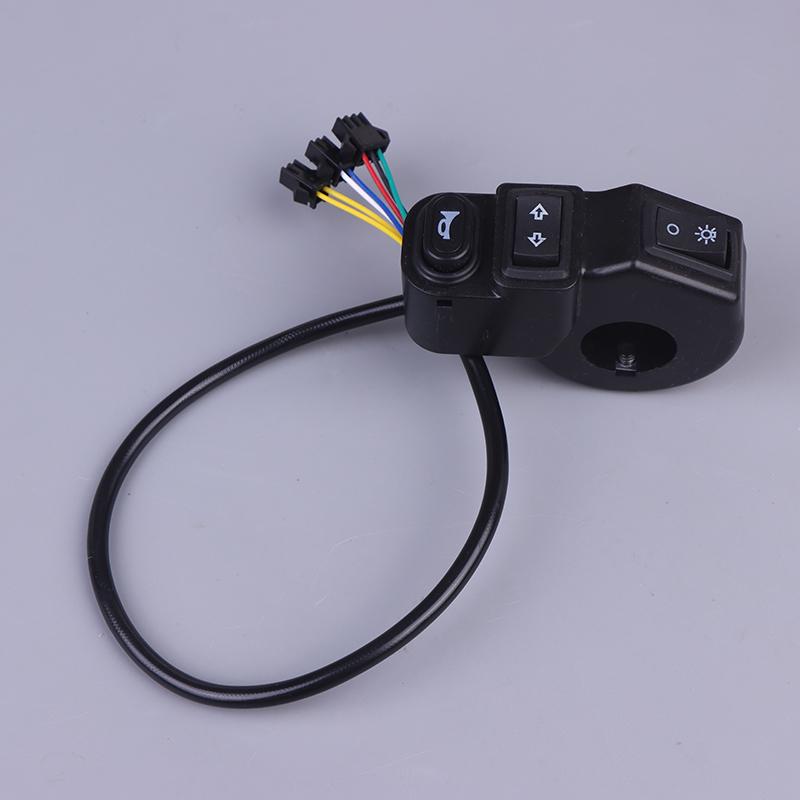 Dc12V 3 In1 Motorcycle Switch Quad Headlights Turn Signal Horn On/Off Button For Bike Scooter Electric Vehicle Moto Handlebar