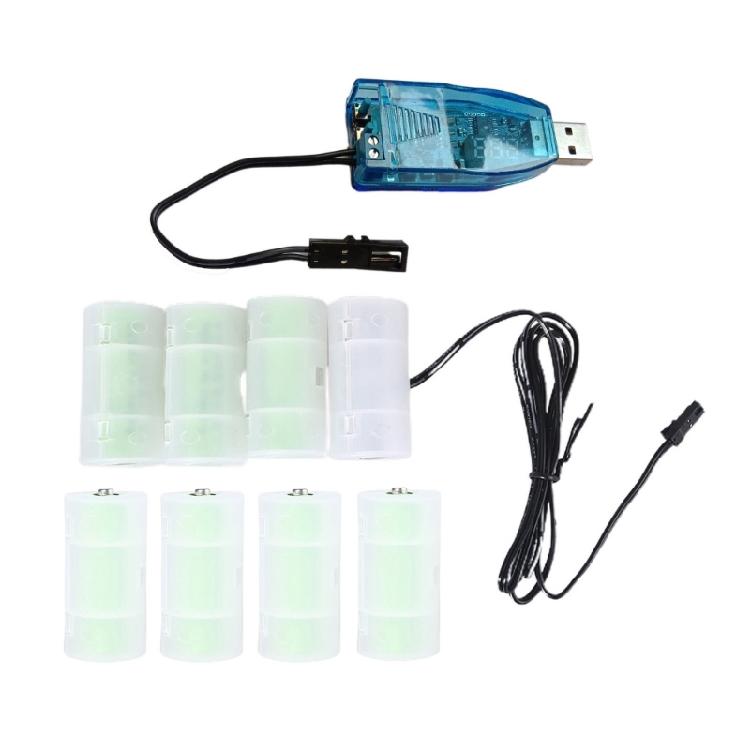 USB 5V to 1V-24V C LR14 Dummy Battery for Remote Controls Flashlight LED Lamp