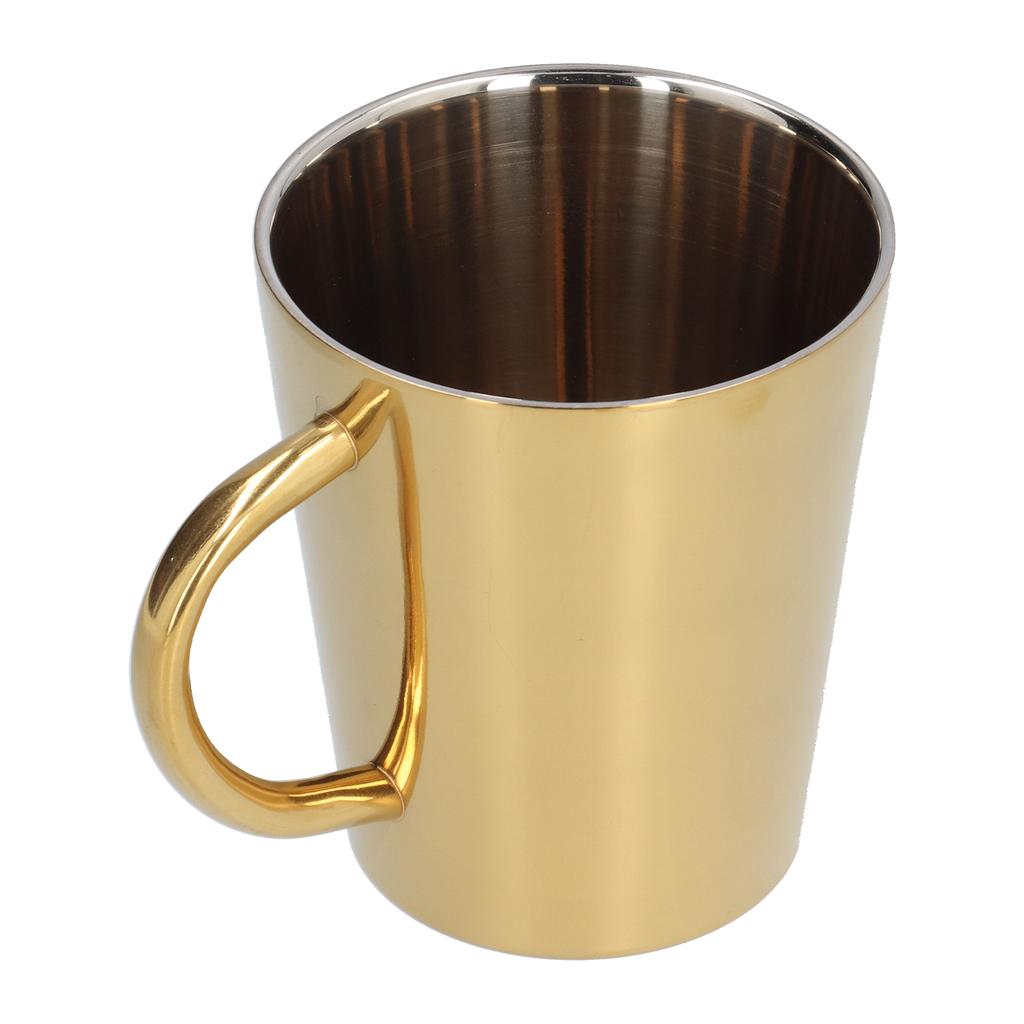 Kubek na wodę 300 ml z uchwytem Stal nierdzewna 304 Izolacja termiczna Kubek do kawy do domu