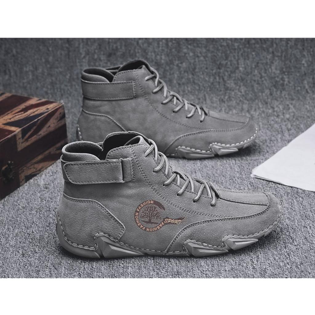 Spring and Autumn New Men's Casual Shoes Short Boots Outdoor Casual Men's Boots Trendy Men's Shoes