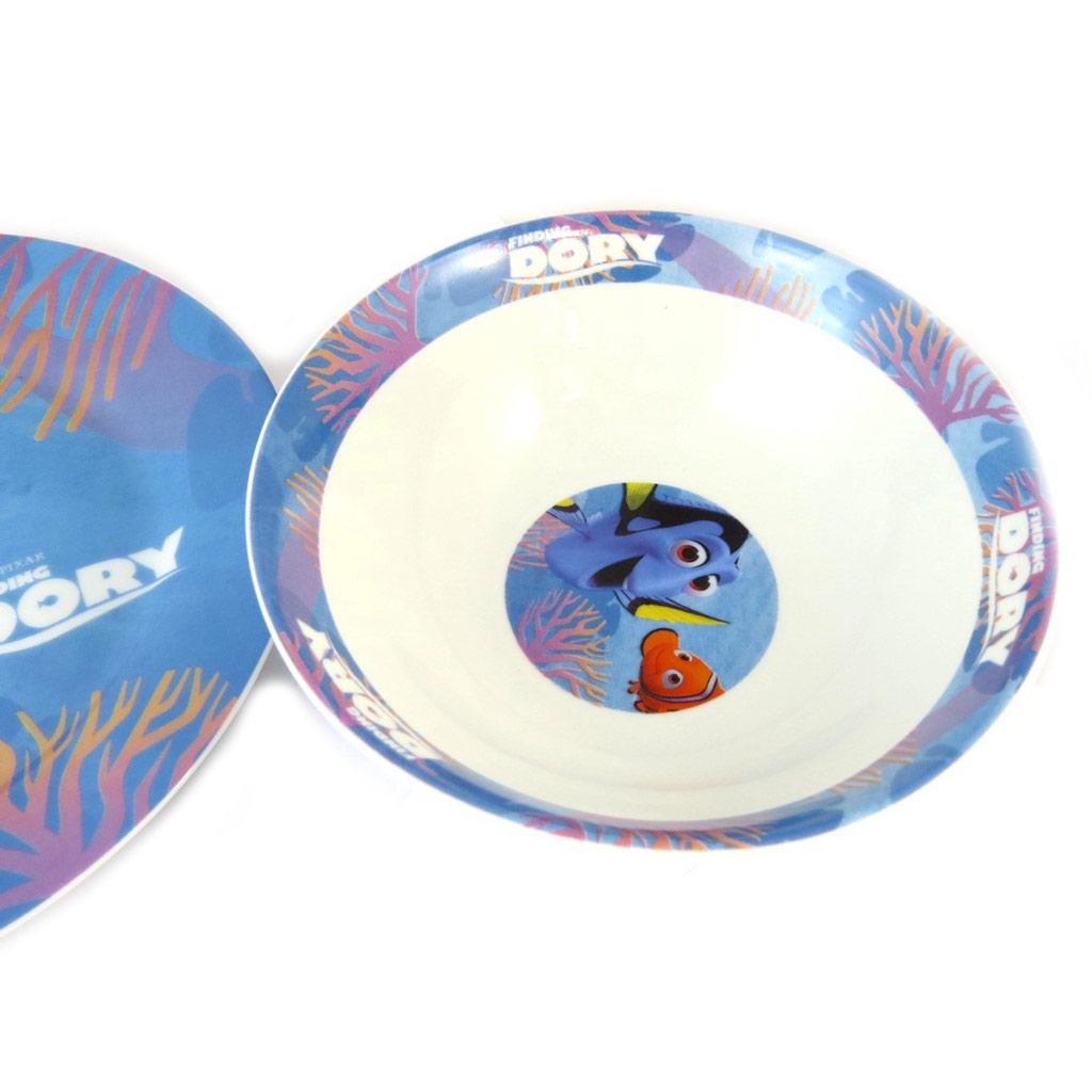 Disney [N9602] - Coffret petit déjeuner porcelaine 'Dory' bleu - 3 pièces