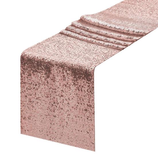 Sequin Table Runner 12x71 Inches Glitter Table Runner Party Table Decoration