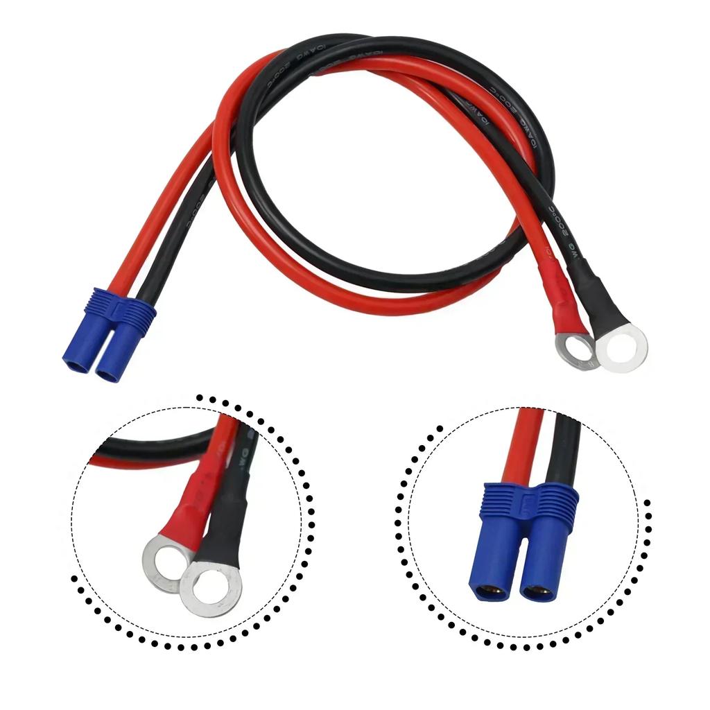 Brand New RC ESC Charger Cable 12-24V 2*5.31mm² PVC & Copper Portable Practical Useful Car Battery Jump Starter