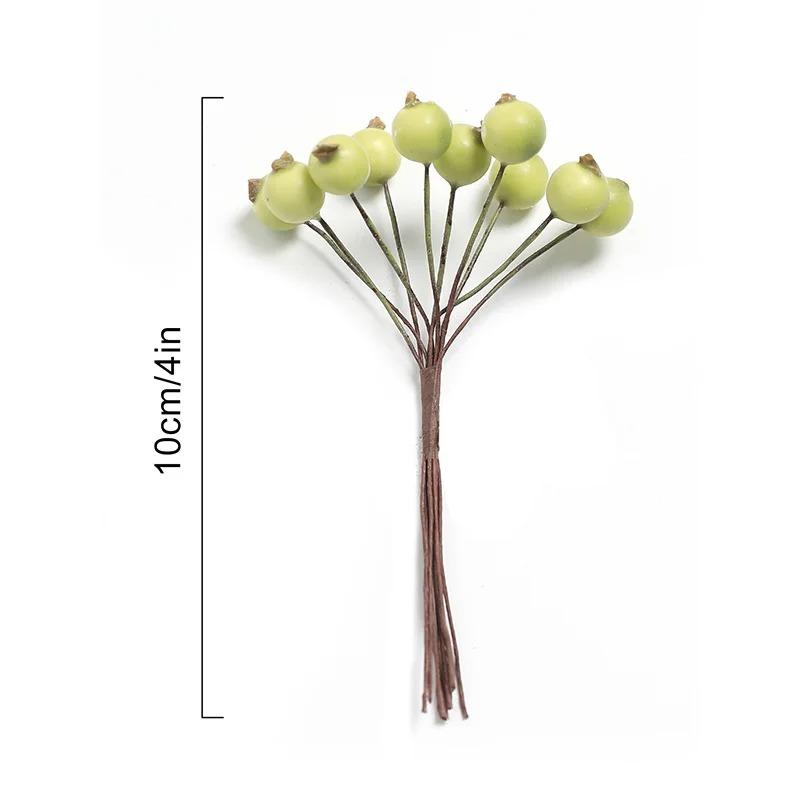 1/3Pcs Blueberry Foam Christmas Berry Bouquet Artificial Flower DIY Wreath Decoration for Home Wedding Decoration Candy Box Gift