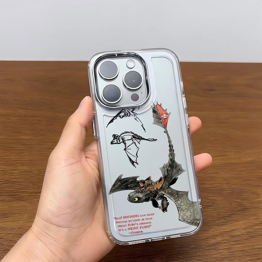 Lovely Toothless Fury Dragon New Phone Case For iPhone 17 16e 16 15 14 13 12 11mini Pro Max X XR XSMAX 8 7 Air Plus Cover Couple