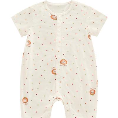 Labby Baby Unisex Short Sleeve Cotton Romper Bodysuit