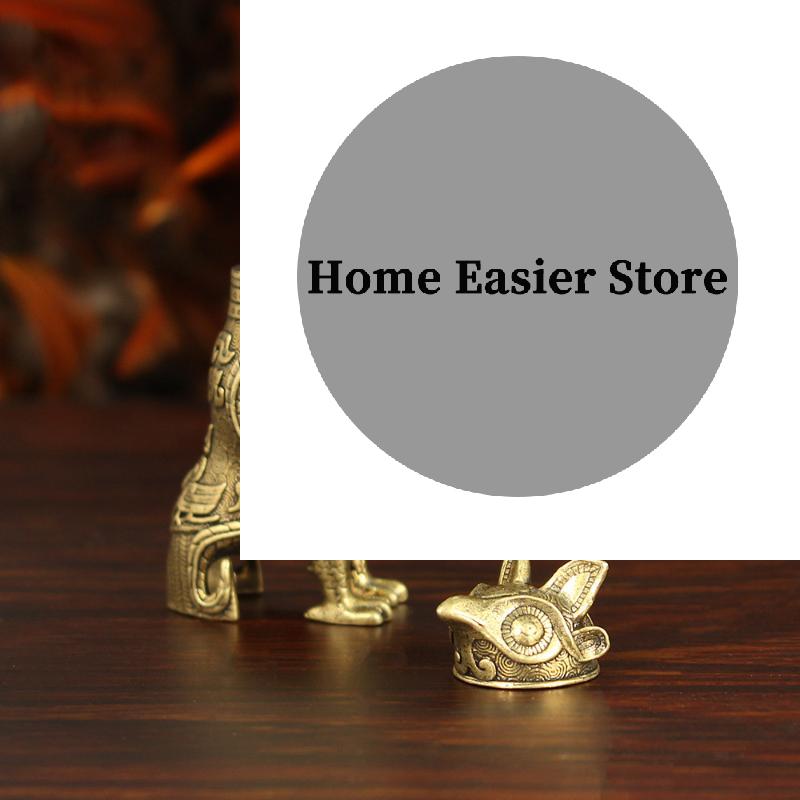 New Ancient Owl Zun Bronze Vessel Retro Style Metal Craft For Tea Table Entrance Decor Chinese Cultural Artifact Collectible