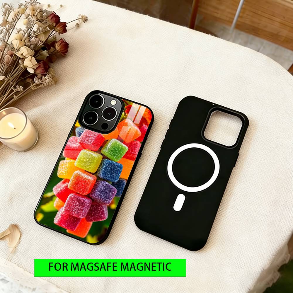 Many Forms of Sugar  Phone Case For iPhone17,16,15,14,13,12,11 Plus,Pro Magnetic For Magsafe Wireless Charging