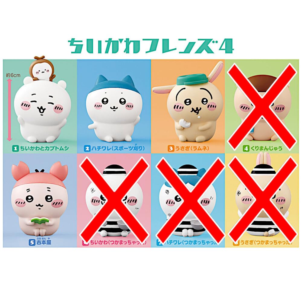 4 Types from Friends 4 Chiikawa