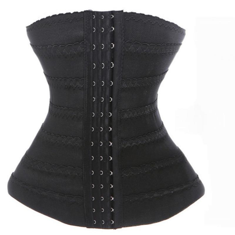 Women Row Firm Control Waist Trainer Corset Tummy Control Hourglass Body Cincher S