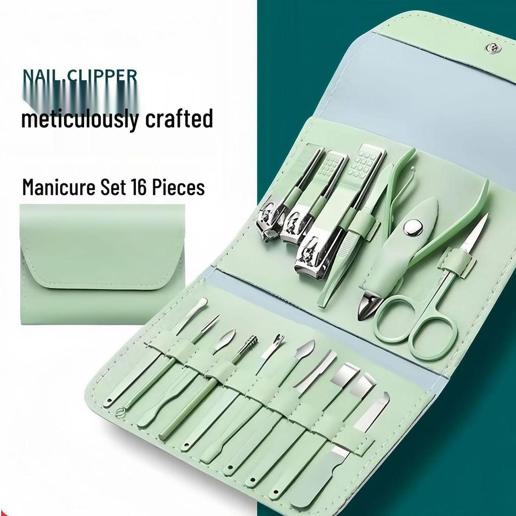 Complete Nail Care Kit: Multifunctional Clippers, Pedicure Knife, Ear Cleaner, Dead Skin Scissors, Ear Pick