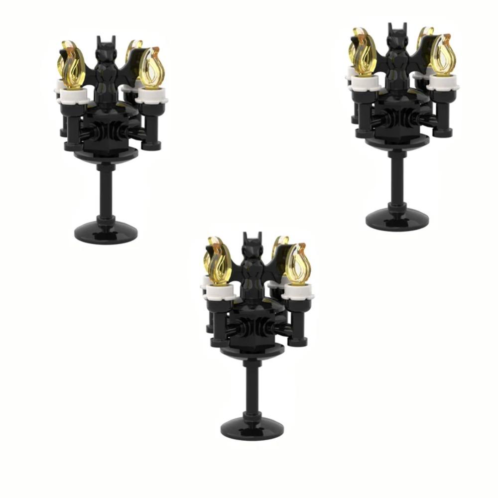 MOC Medieval Alchemy Room Kitchen Wizard Potion Building Blocks Devil's Spring Castle Road Lamp Witch Figures Scene Skull Bricks