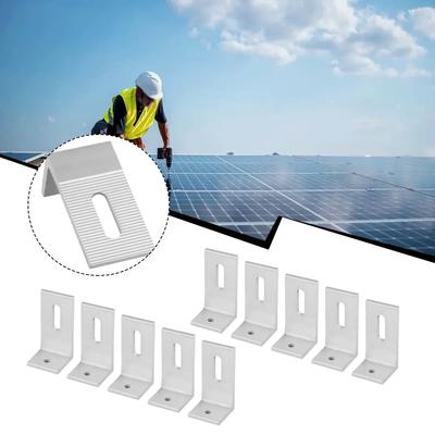 90 Graden Zonnepaneel Montage L-beugel Voor Camper Boot Off-Grid Dak Aluminium Beugel Zonnepaneel Systeem Installatie Accessoires