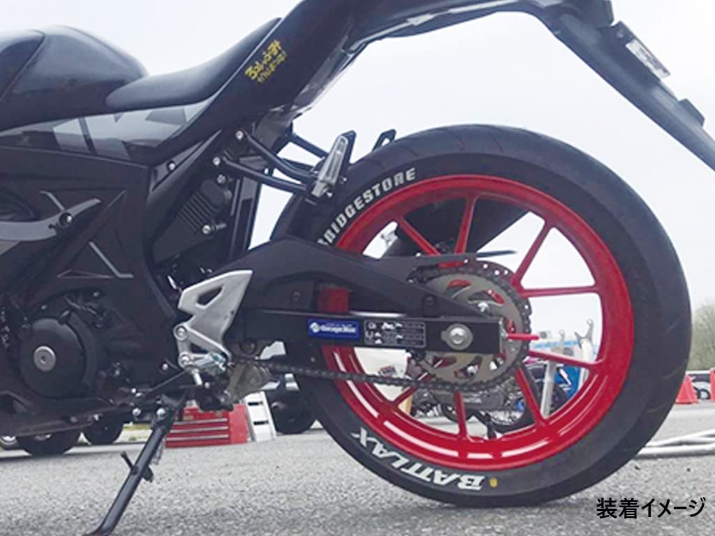 CF POSH 220830 Chain Adjuster Bolt Cover, M6, Red, 2 Pieces