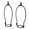 2Pcs   Lamp Shade Harps Holder Kit with E26 Light Base Metal Lampshades Holder for Table and Floor Lamps