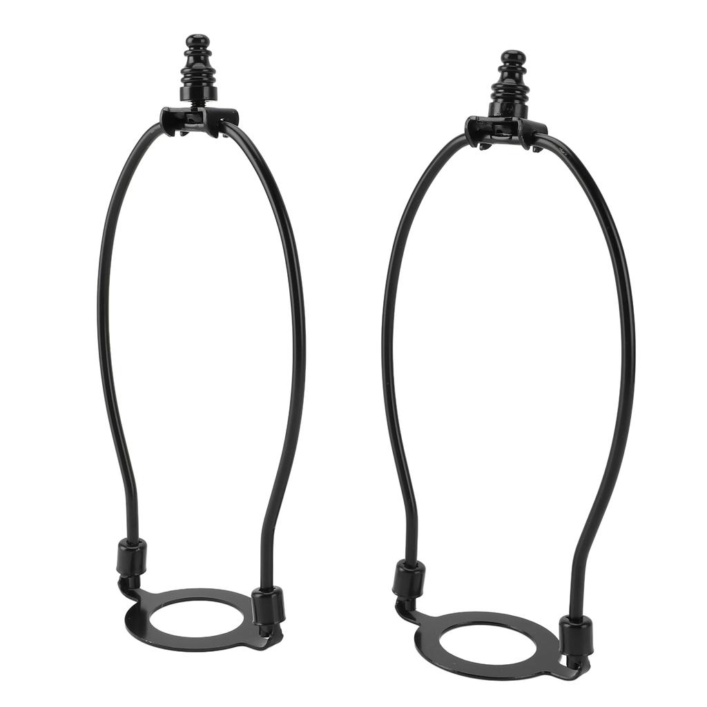 2Pcs   Lamp Shade Harps Holder Kit with E26 Light Base Metal Lampshades Holder for Table and Floor Lamps