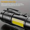 Portable Torch Rechargeable USB Zoomable LED Flashlight High Power Outdoor Flash Light Camping Waterproof Long Range Lantern