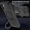 Magnetic Case For Oppo A6x 5G / A6x 4G Shockproof TPU + PC Phone Back Cover with Kickstand