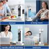 Tower Air Cooling Fan With Remote Control 6Wind Speed Bladeless Table Fan Mist Cooling Fan Built-in Air Purifier For Home Office