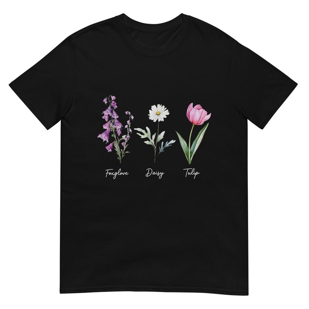

Foxglove Daisy Tulip Floral T-Shirt 3XL