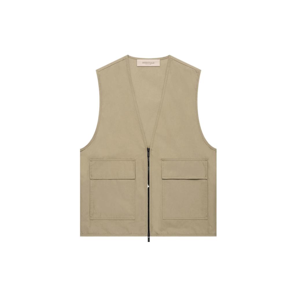 Fear of God Essentials SS22 Work Vest Men Outerwear Oak-Brown FOG-SS22-276