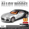 1/24 Bugatti Atlantic Luxus-Sportwagen Legierungsmodell, Simulierter Ton und Licht, Bemalte Innenausstattung, Restaurierte Details, Schreibtisch-Dekorationen