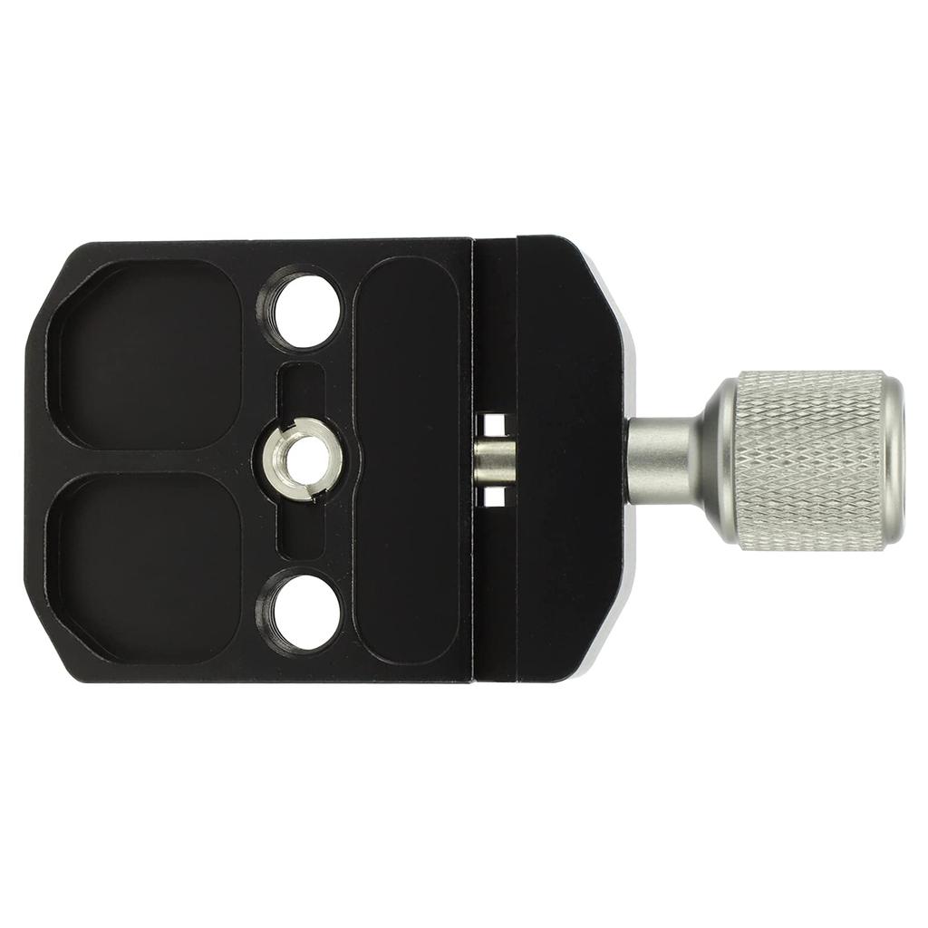 Leftfoto Pince à dégagement rapide pour rotule de trépied de style pince Arca Swiss, trépied monopode universel à changement rapide, plateaux à dégagement rapide, siège, tête,