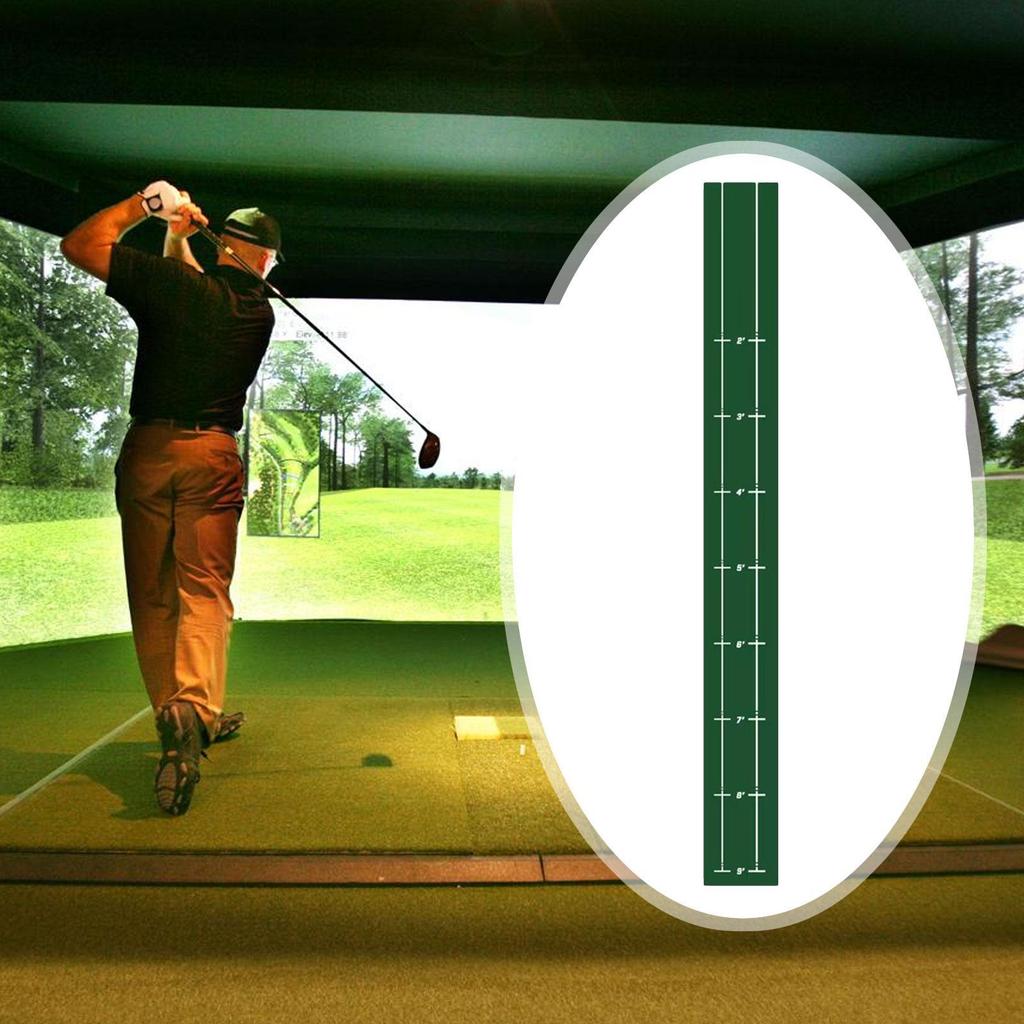 Golf Putting Mat Foldable Golf Training Putting Practice Detection Golf Accessories for Men Improve Golf Skills Golfer Home