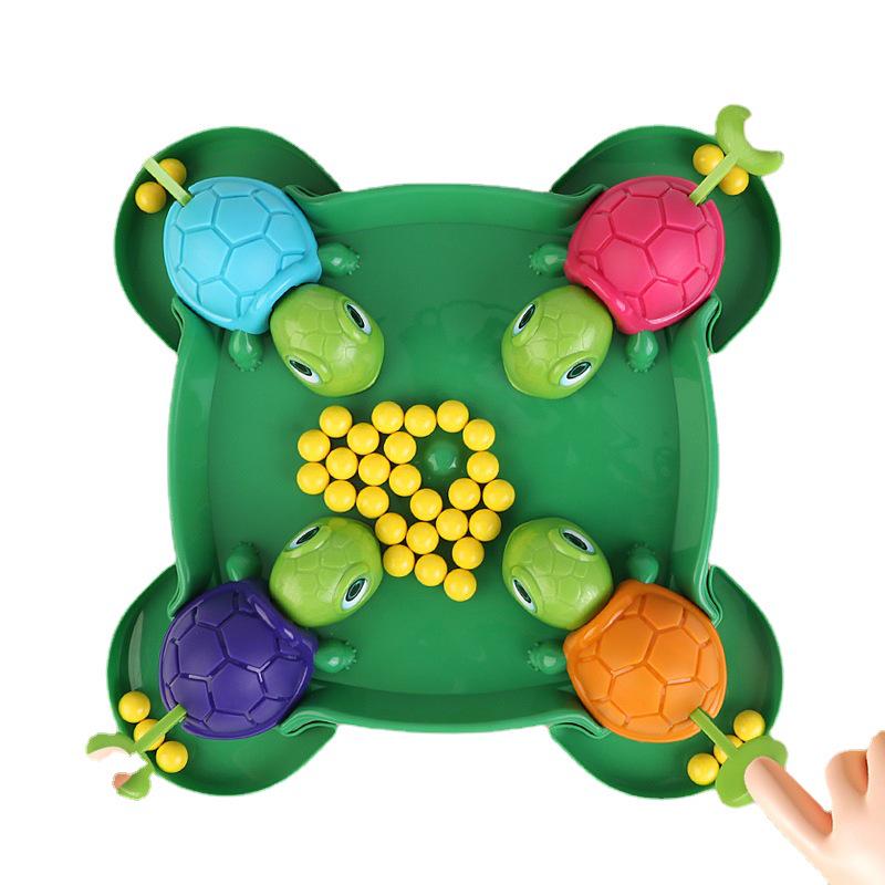 Turtle Munching Bean joc cu minge: Jucărie educativă interactivă părinte-copil