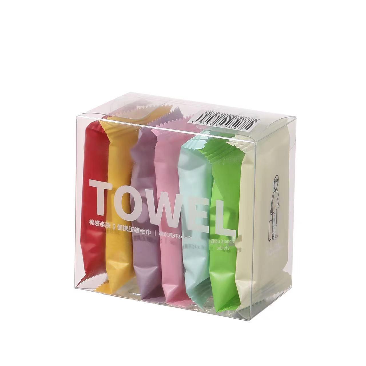 

Утолщенные одноразовые прессованные полотенца для умывания лица и путешествий 7-piece compressed towel