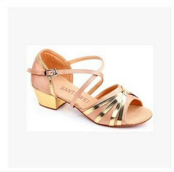 Banqiao Di Girls' Latin Dance Shoes - Spring/Summer Five Strap Practice and Competition Shoes