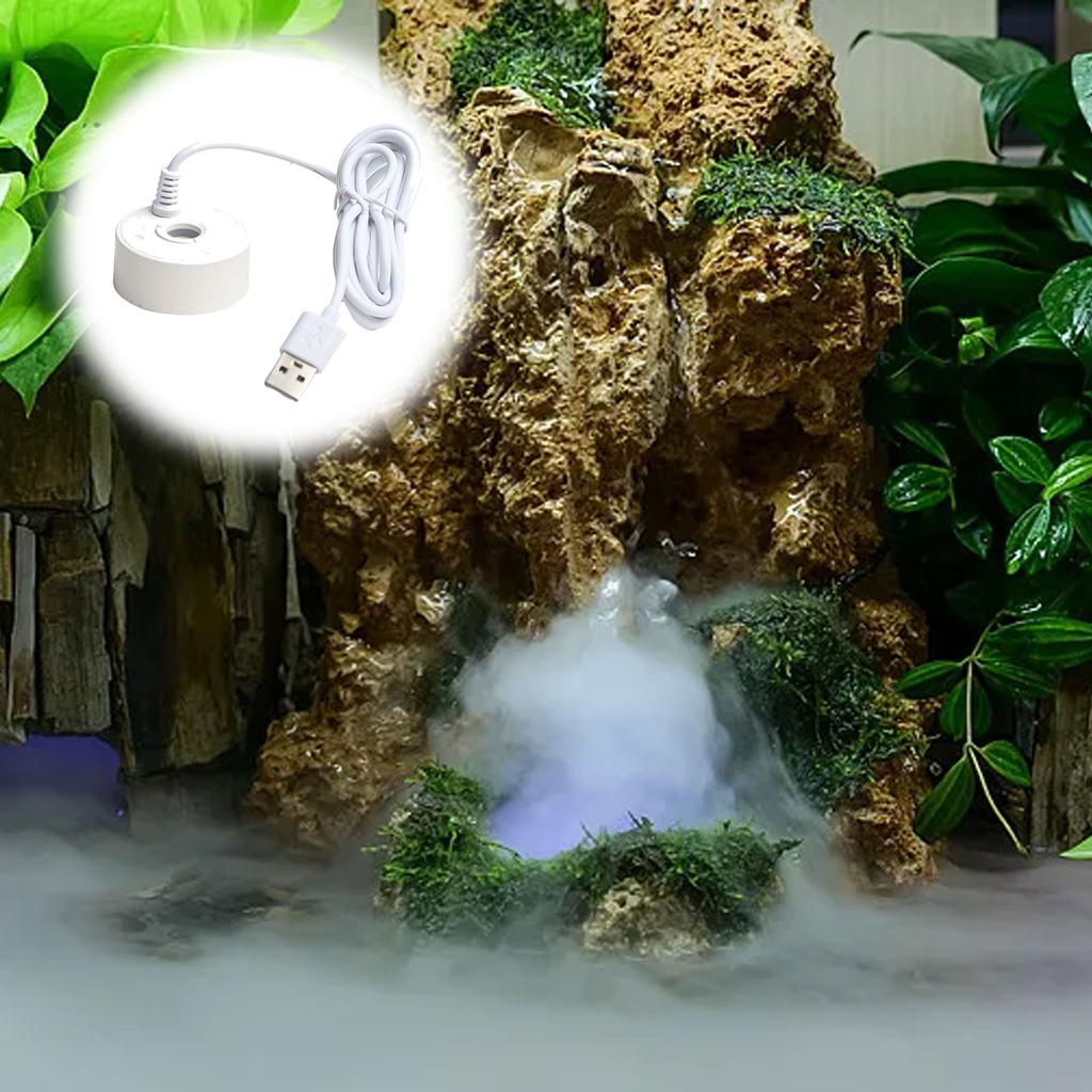 For Fountains Aquarium Mist Maker USB Mist Maker Creating Mist Atmosphere Cable Length 1.4M Mist Maker For Aquarium