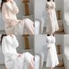 Spring 2025 Lace Bodycon Dress With Long Sleeves For Plus Size Women
