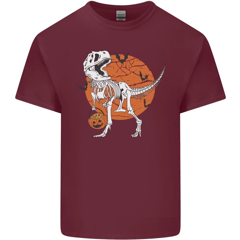 Dinosaur Halloween TRex Unisexs Cotton TShirt Tee Top