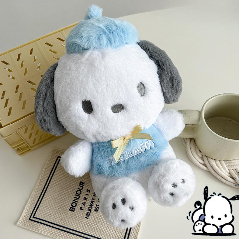 Cartoon Pochacco Dog Toys Fresh Anime Figure Soft Stuffed Plush Doll Throw Pillow Children Birthday Christmas Gifts
