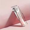Pink Nail Clipper - Hypoallergenic High-Precision Ergonomic Design for Men & Women, Japanese-Korean Series Home & Travel Grooming Tool