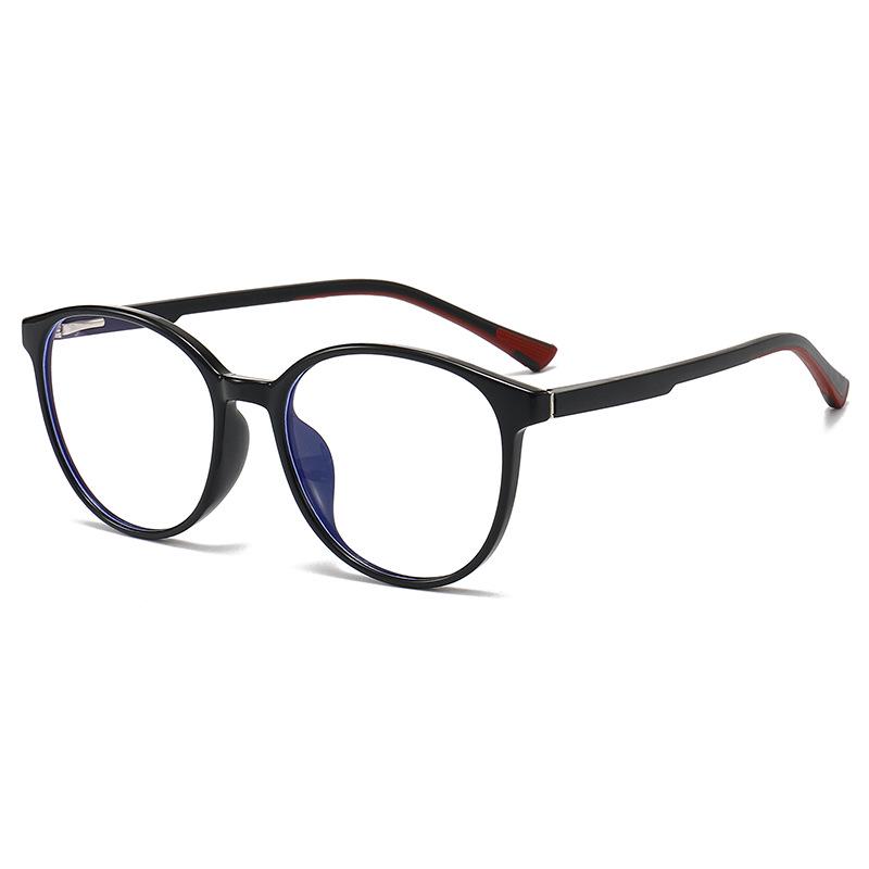 Retro Round Photochromic Anti-Blue Light Glasses Anti-Blue Light