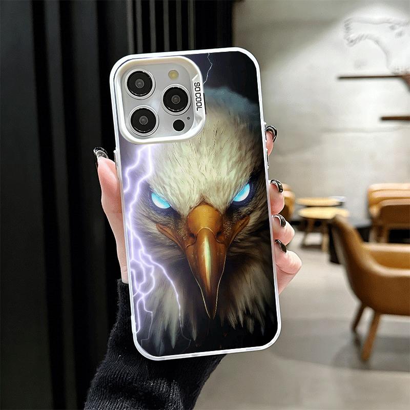 Bald Eagle Cool Soft Phone Case for iPhone 15 16 17 Pro Max 17Air 16E 14 Plus 13 12 Mini Shockproof Cover Back Shell