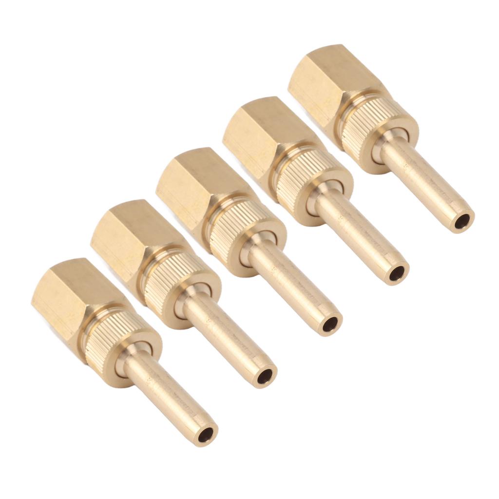 5PCS Fountain Nozzle Fountain Water Spray Sprinkler Head Swimming Pool Brass Deck Jet Nozzle Direct Injection G1 2in