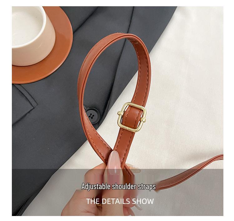 2025 Trendy Women's Crossbody & Shoulder Tote - Simple Print, PU Texture