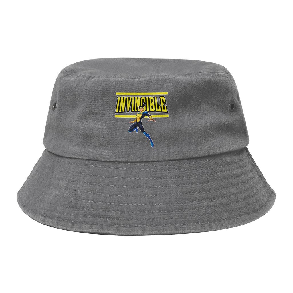 Vocation Getaway Headwear Invincibles Cartoon Comic Bucket Hat Trendy Girl Hot Sun Hat Ispoti FisherUnisex Caps Hiking