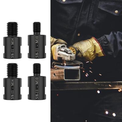 4 Pieces Angle Grinder Adapter 5/8"-11 Female To M14 M10 Male Conversion Rod